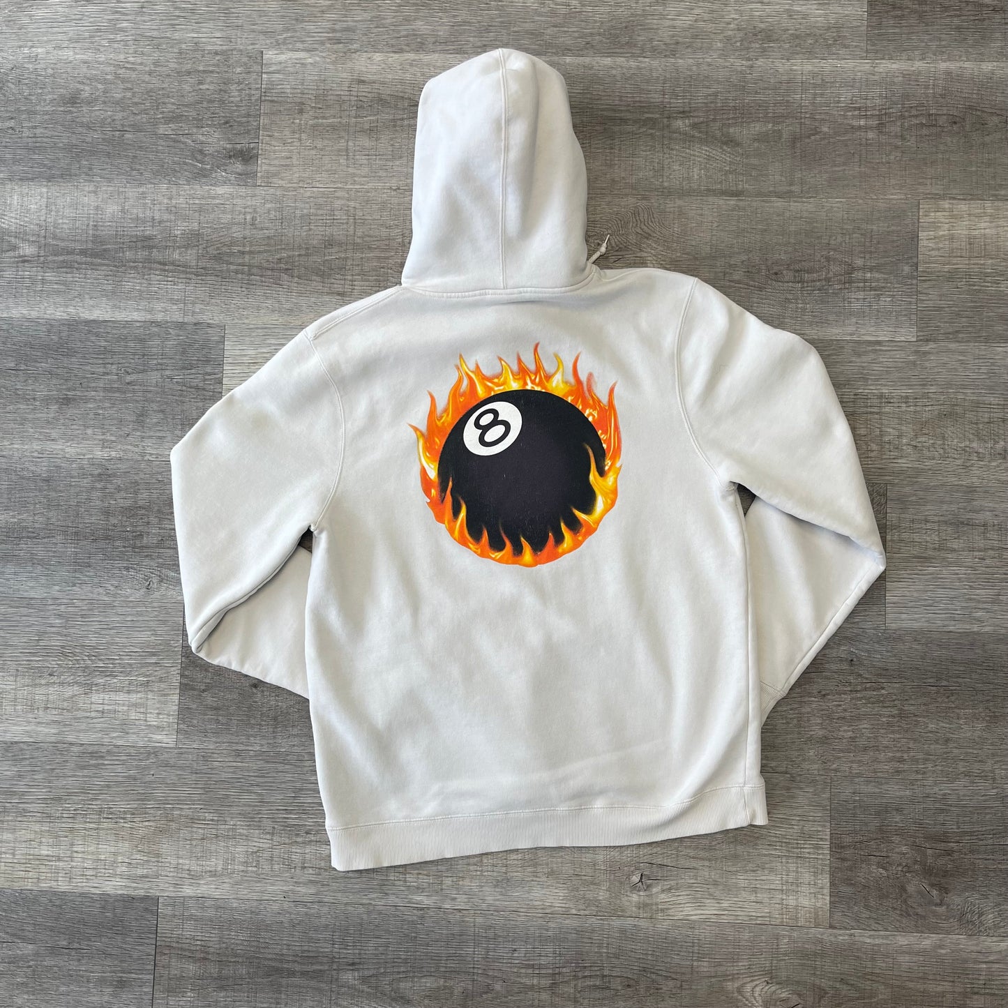 Stussy 8 Ball World Wide Hoodie Size XL