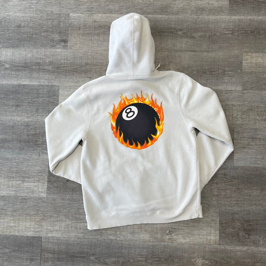 Stussy 8 Ball World Wide Hoodie Size XL