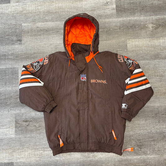 1990s Cleveland Browns Starter Jacket Size Large