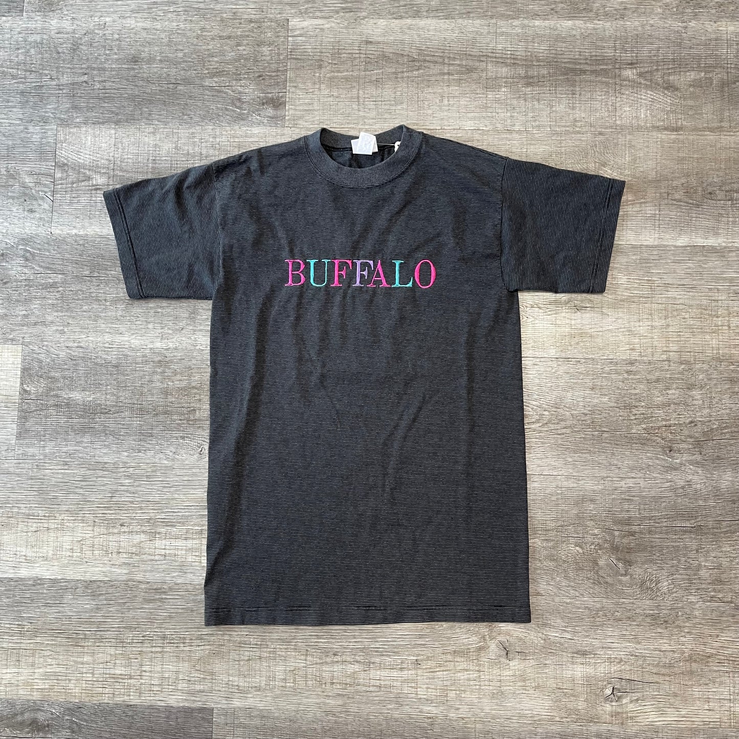 Vintage 90s Buffalo NY Black Shirt Size Medium