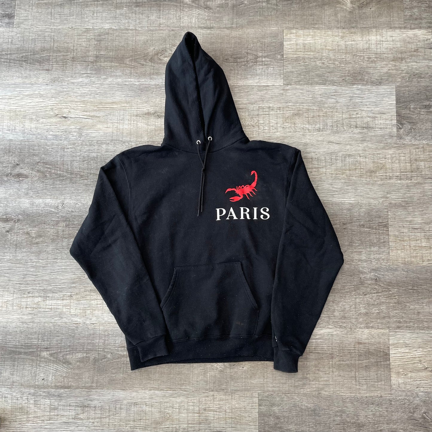 WESTSIDE GUNN GRISELDA Pray for Paris hoodie Black Medium Virgil Abloh Champion