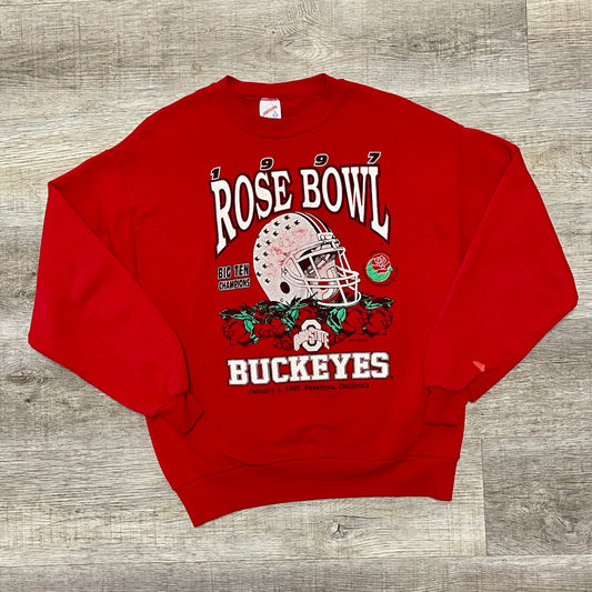 Vintage 1997 Ohio State Buck Eyes Rose Bowl Champions Sweatshirt Size Large