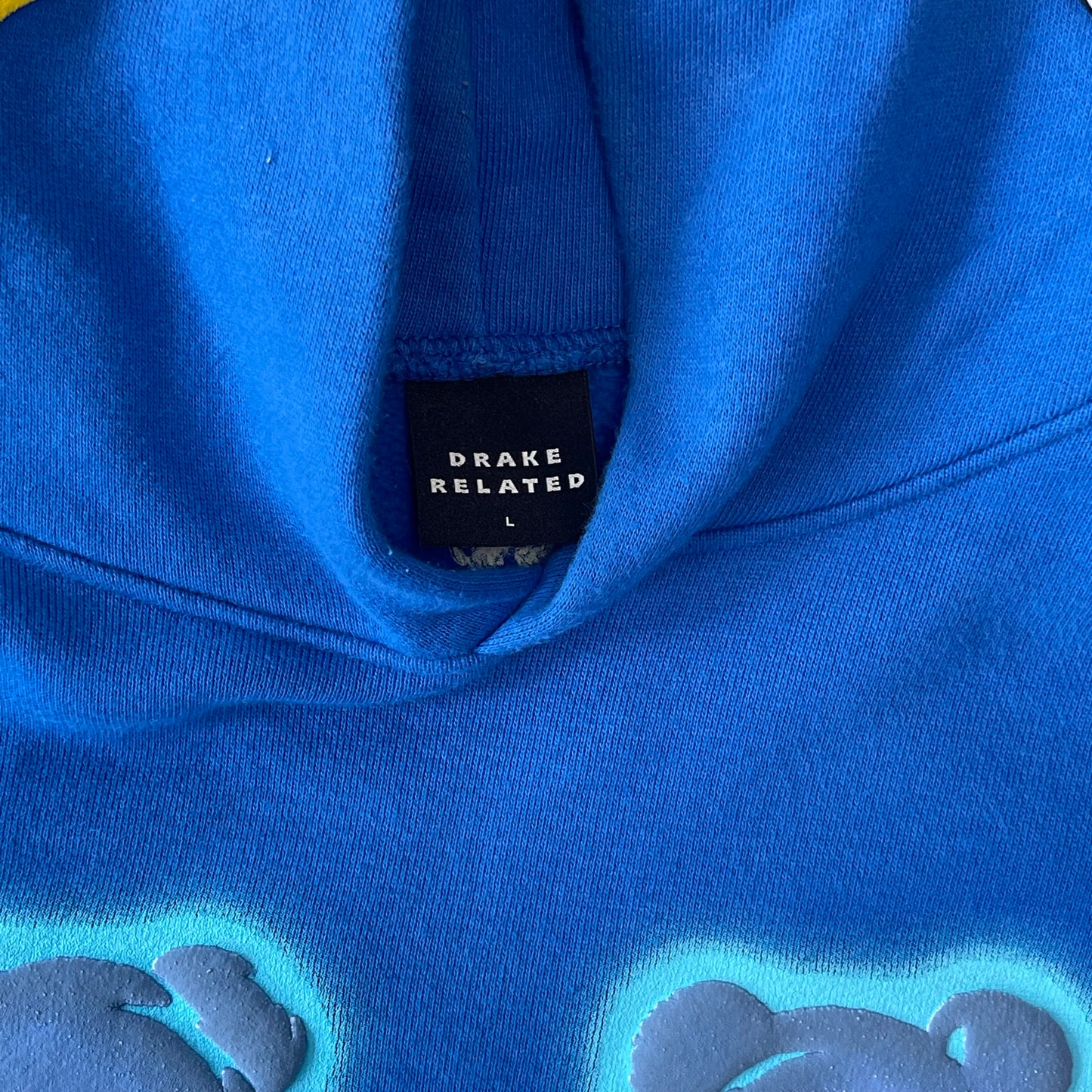 Drake FATD Blue Hoodie Size XL Blue For All The Dogs Big As The What Tour Merch Size Large