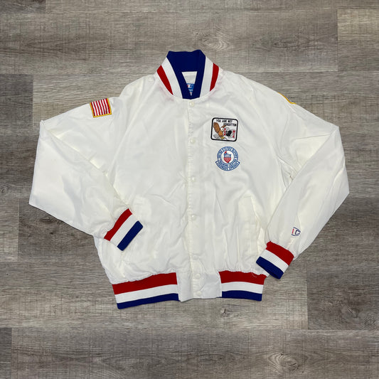 Vintage 1990s USA Champion Satin Jacket Size Large