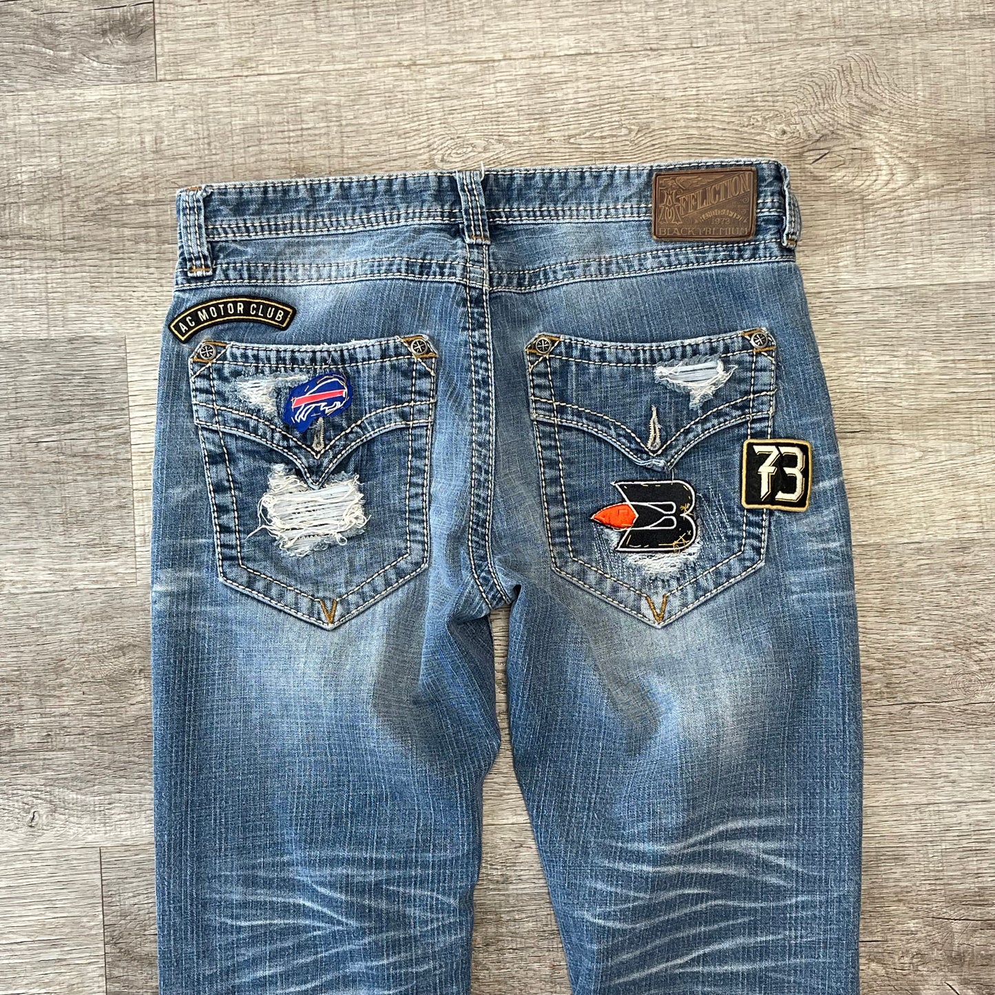 Vintage 2000s Custom Affliction Denim Jeans Size 32x41