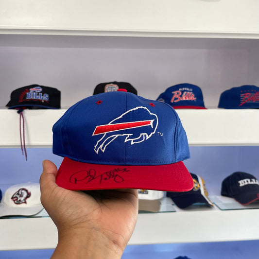 Vintage 1990s NFL Buffalo Bills Darryl Talley Signed Twill Snap Back