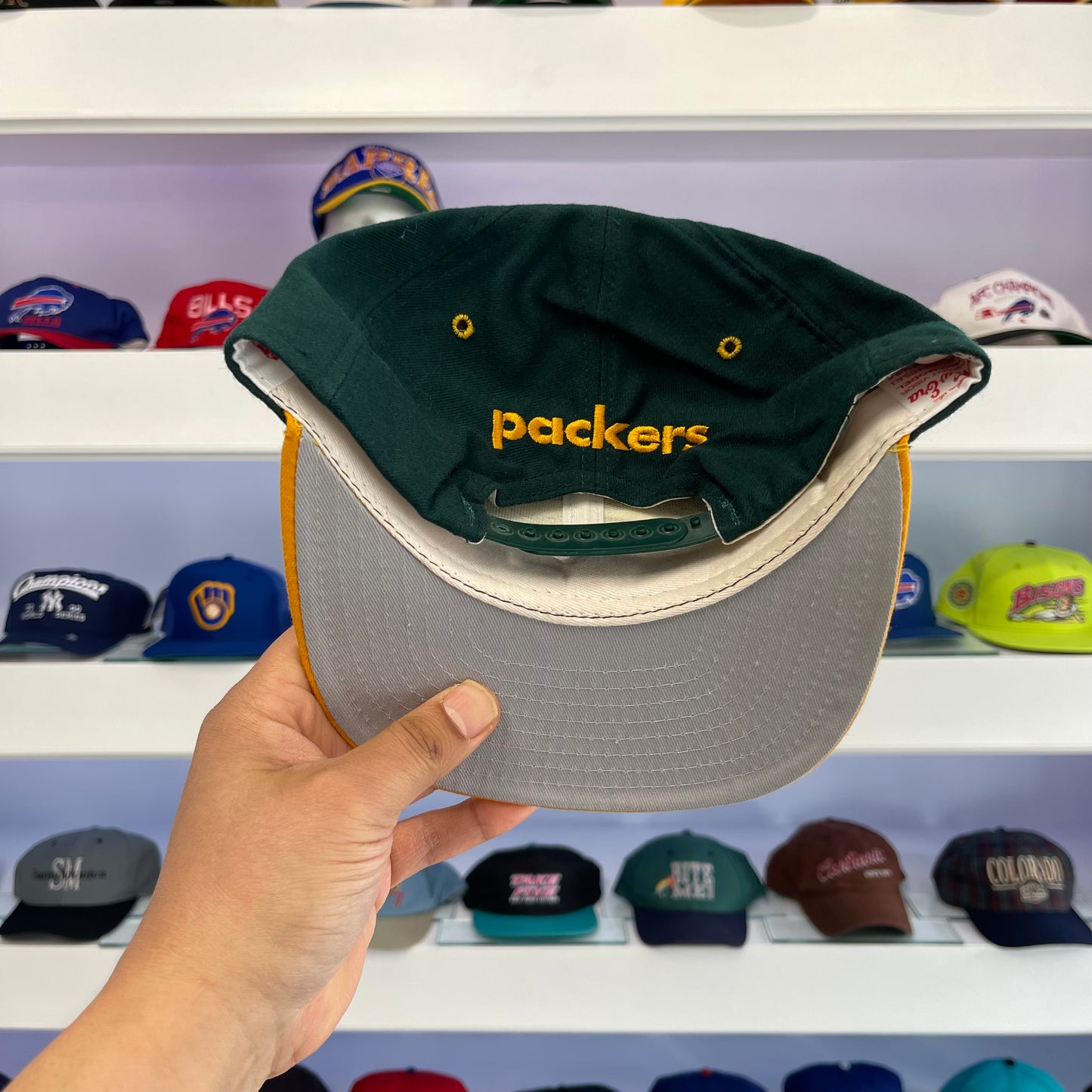 Vintage 1990s NFL Green Bay Packers Wool Snap Back