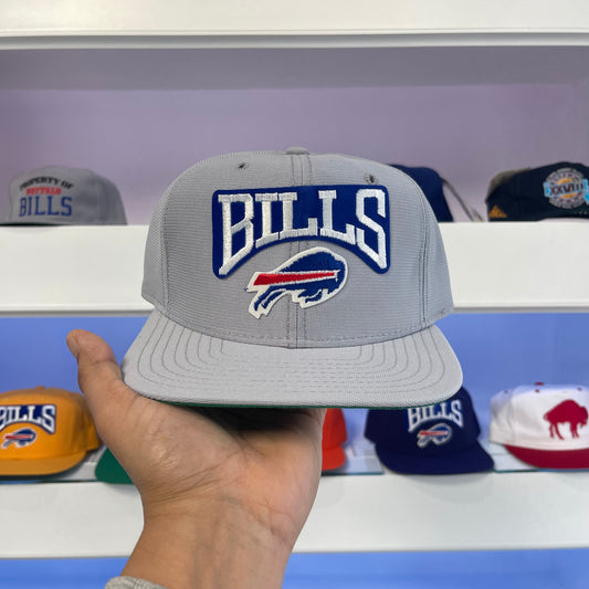 Vintage Buffalo Bills Gray Nylon Snap Back