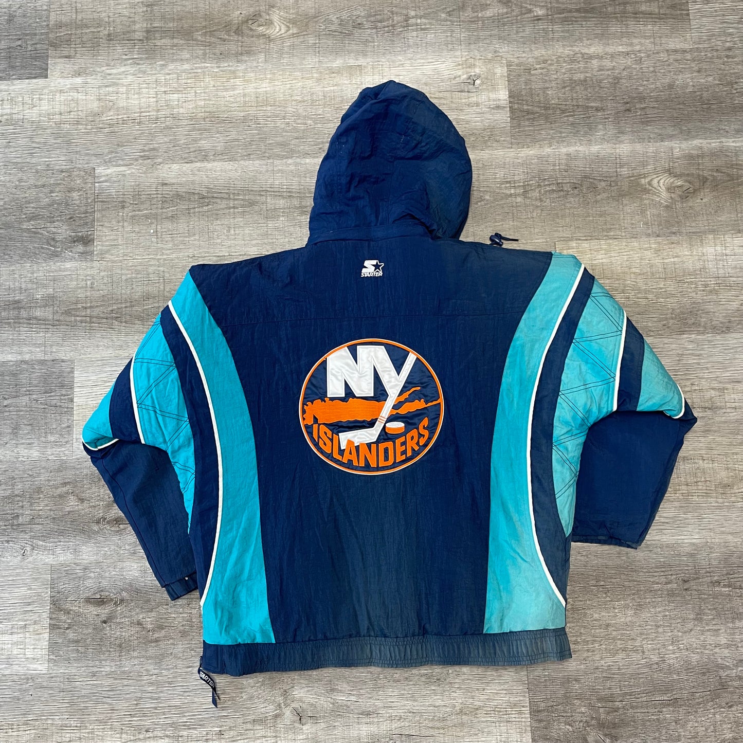 1990s New York Islanders Starter Pullover Jacket Size