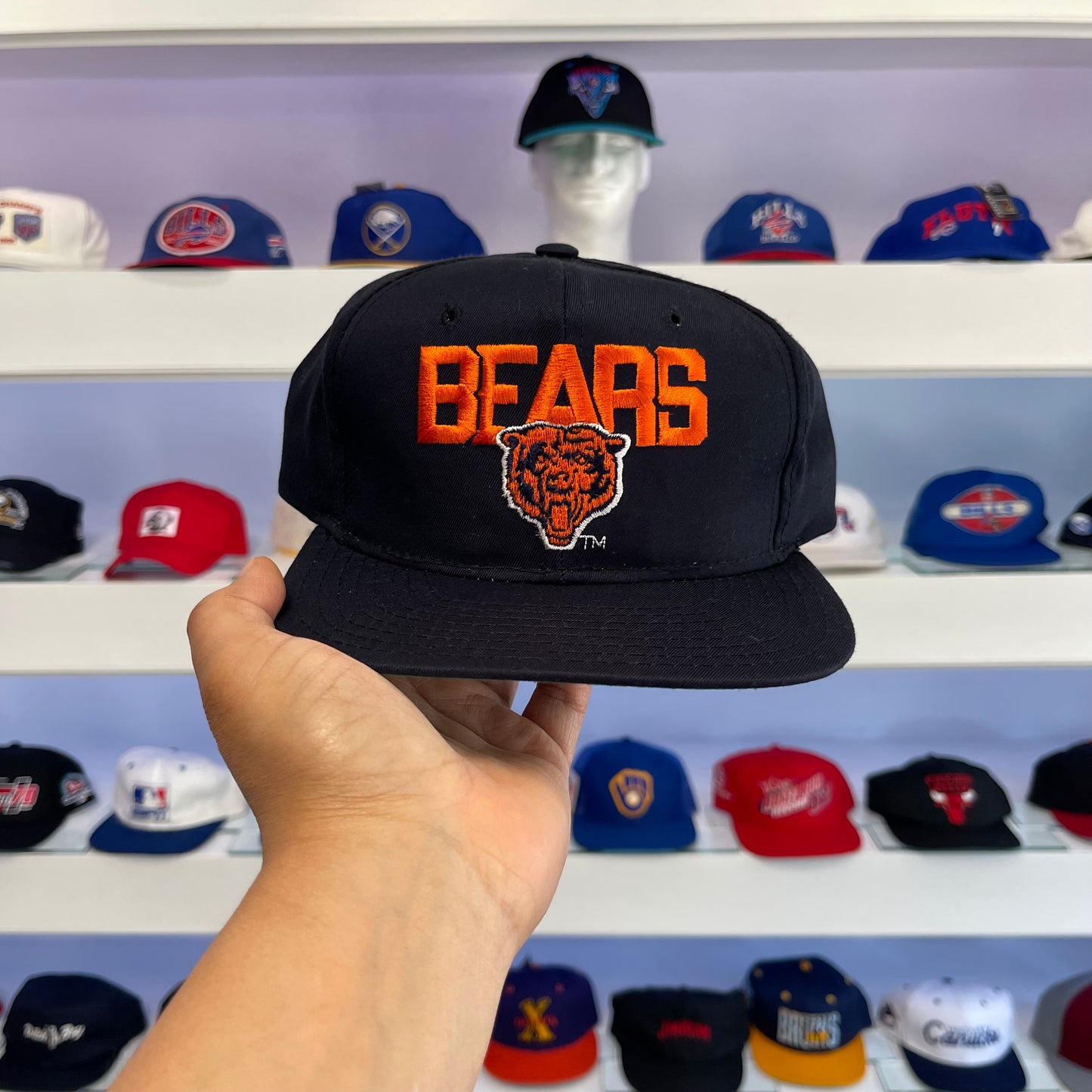 Vintage 1990s NFL Chicago Bears Twill Snap Back