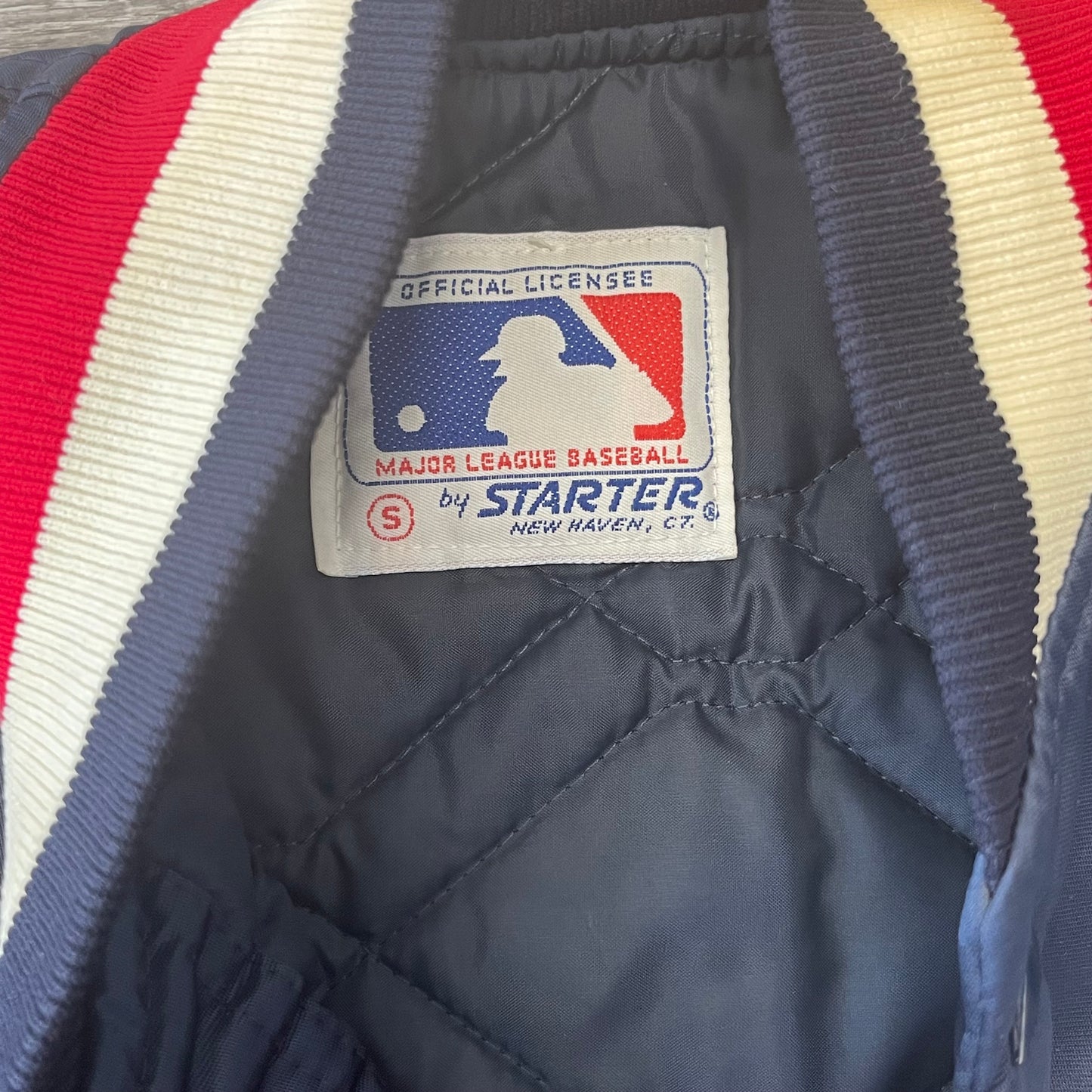 Vintage 1980s MLB Chicago White Sox Starter Satin Jacket Small