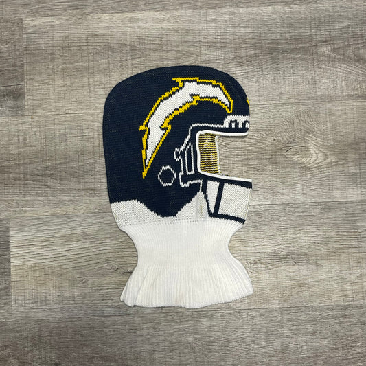 Vintage San Diego Chargers Knit Helmet Style Mask Dead Stock New