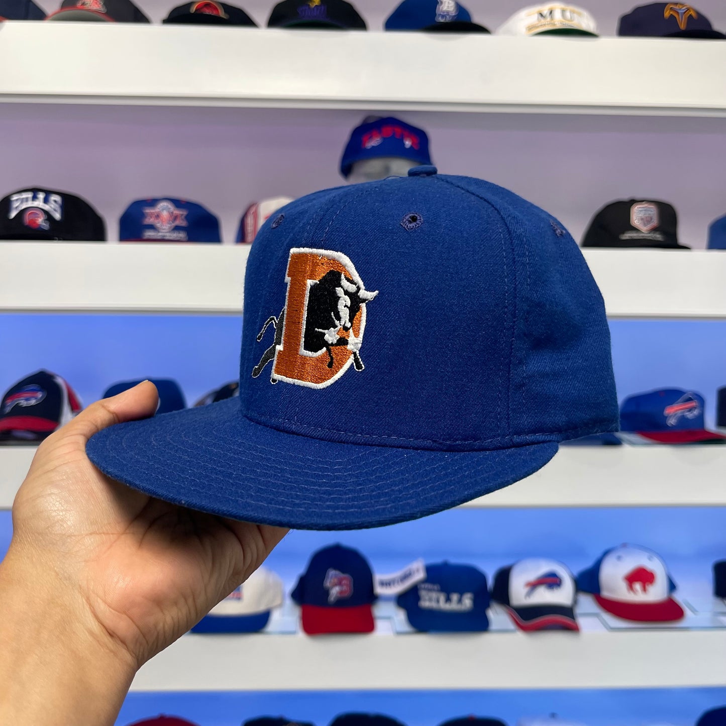 Vintage 1990s MiLB Durham Bulls Wool Snap Back