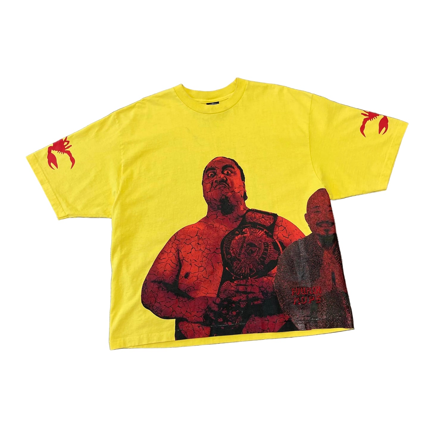 Fourth Rope Westside Gunn Yokozuna T-Shirt Yellow Big Dump Griselda Size Medium