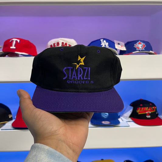 Vintage 1990s Starz! Encore 8 Twill Snap Back Adult Size