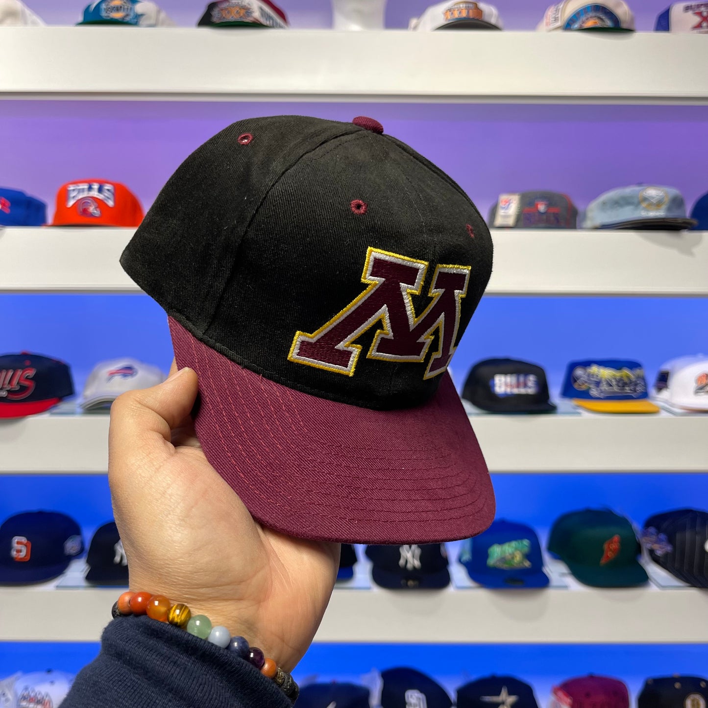 Vintage 1990s NCAA Minnesota Gophers Starter Snap Back New Dead Stock