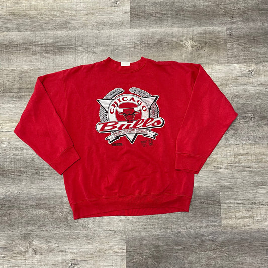 Vintage 1990s Chicago Bulls Sweatshirt Size Large