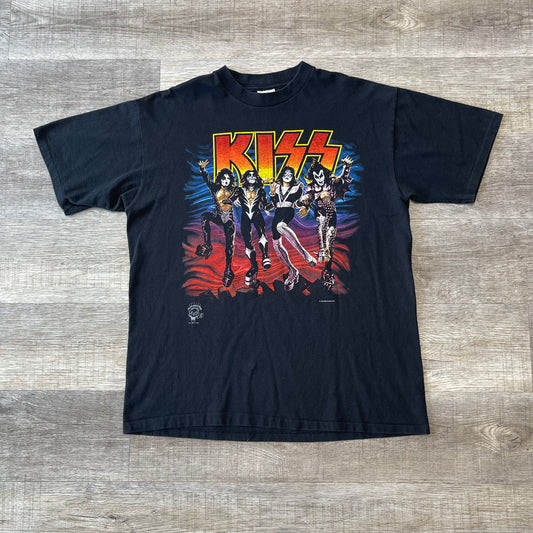 1996 Kiss Destroyer 20 Years of Destruction AOP T-Shirt Size XL