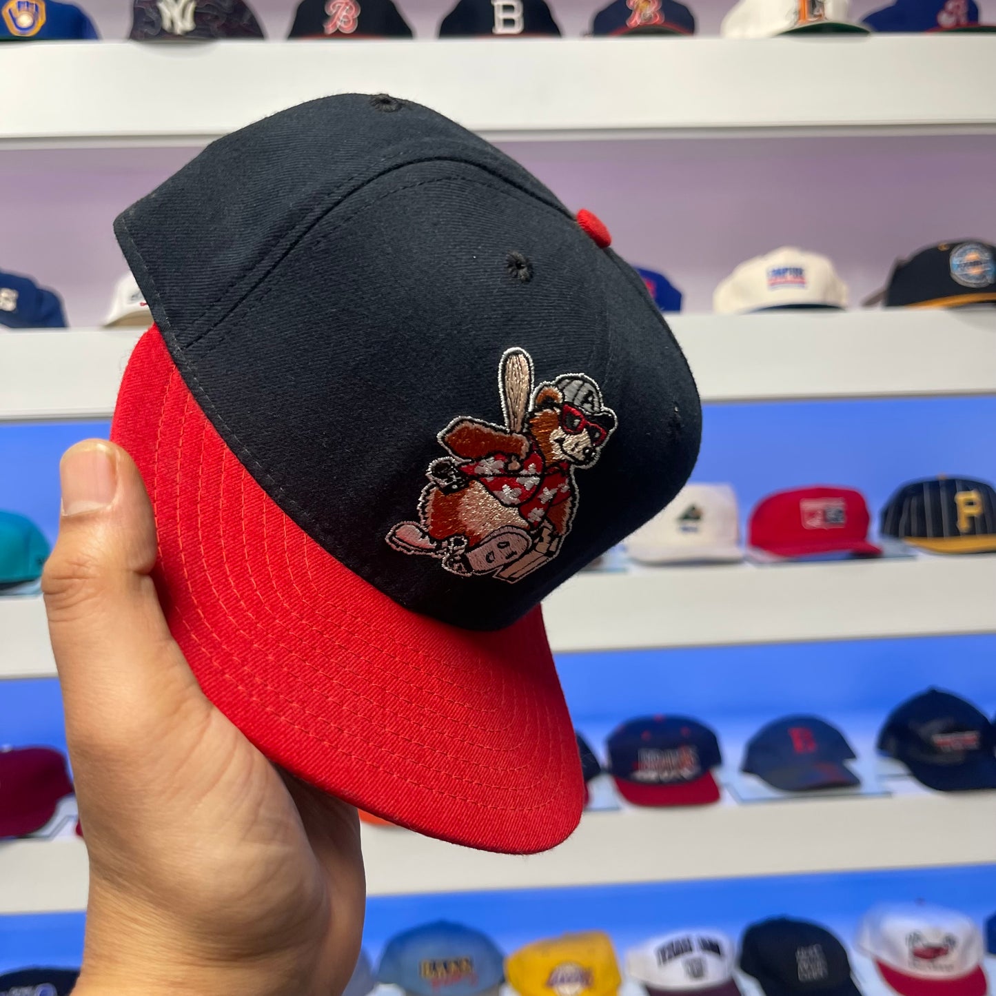 Vintage 1990s MiLB Asheville Tourists Wool Snap Back