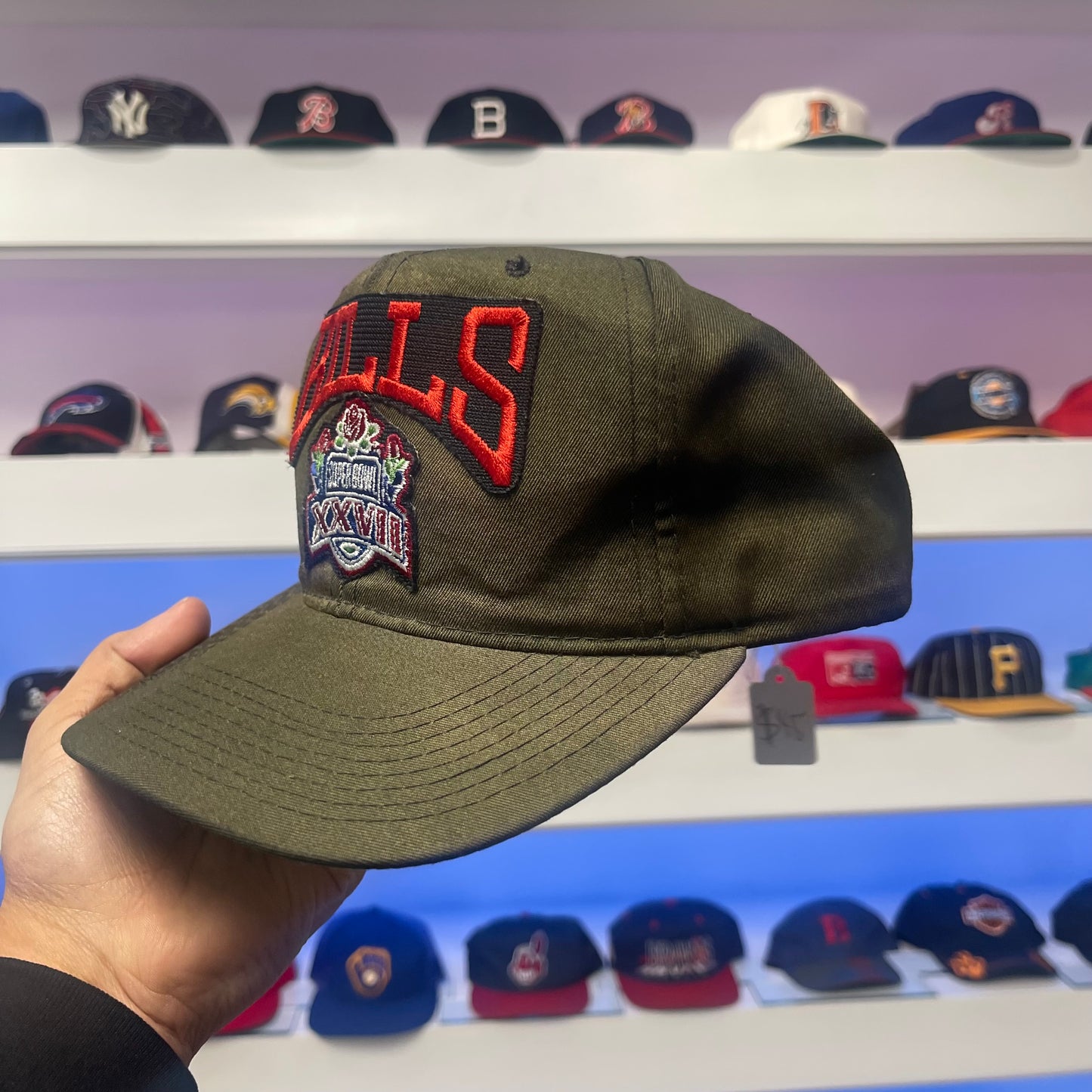 Vintage Buffalo Bills Super Bowl XXVII Twill Snap Back