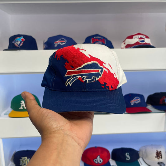 Vintage Buffalo Bills Logo 7 Splash Logo Twill Snap Back