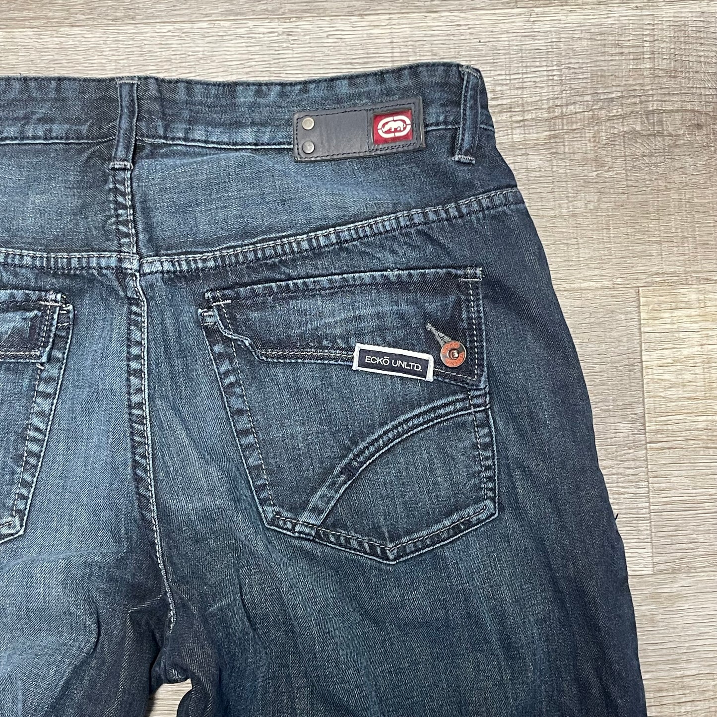Vintage 2000s Y2K Ecko Unltd. Denim Blue Jeans Size 36x42