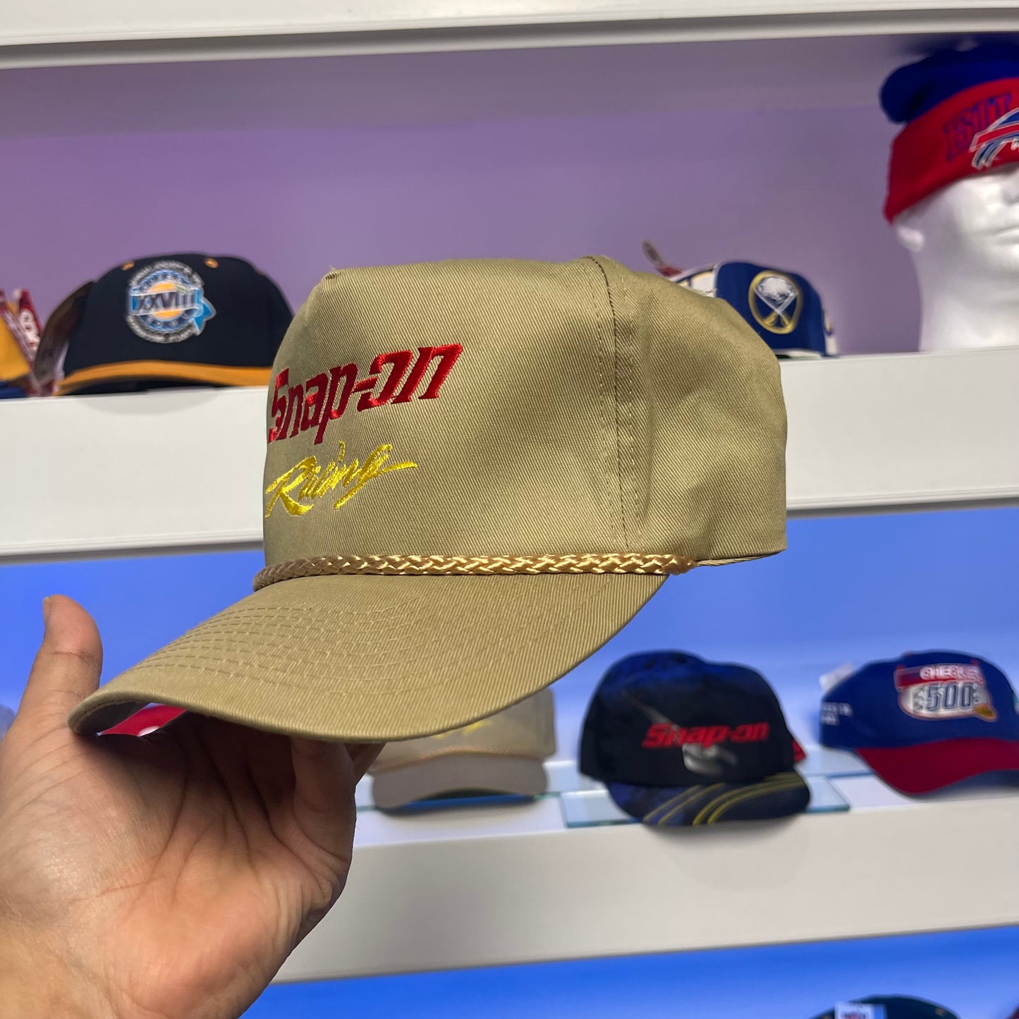 Vintage 1990s Snap-on Racing Twill Snap Back