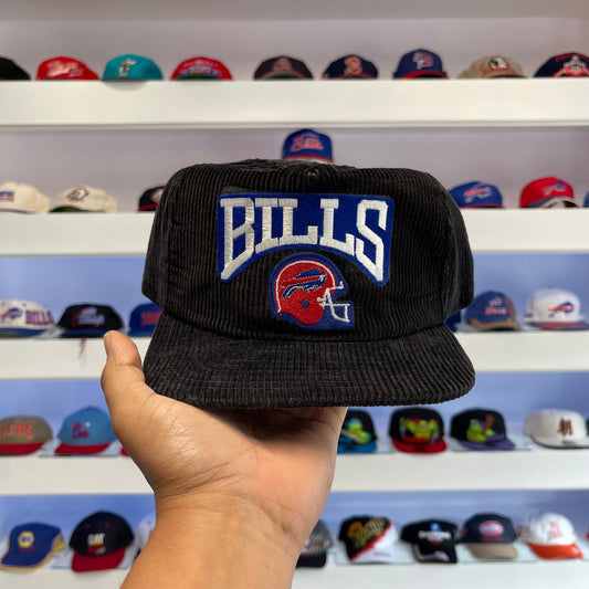 Vintage Buffalo Bills Black Corduroy Snap Back