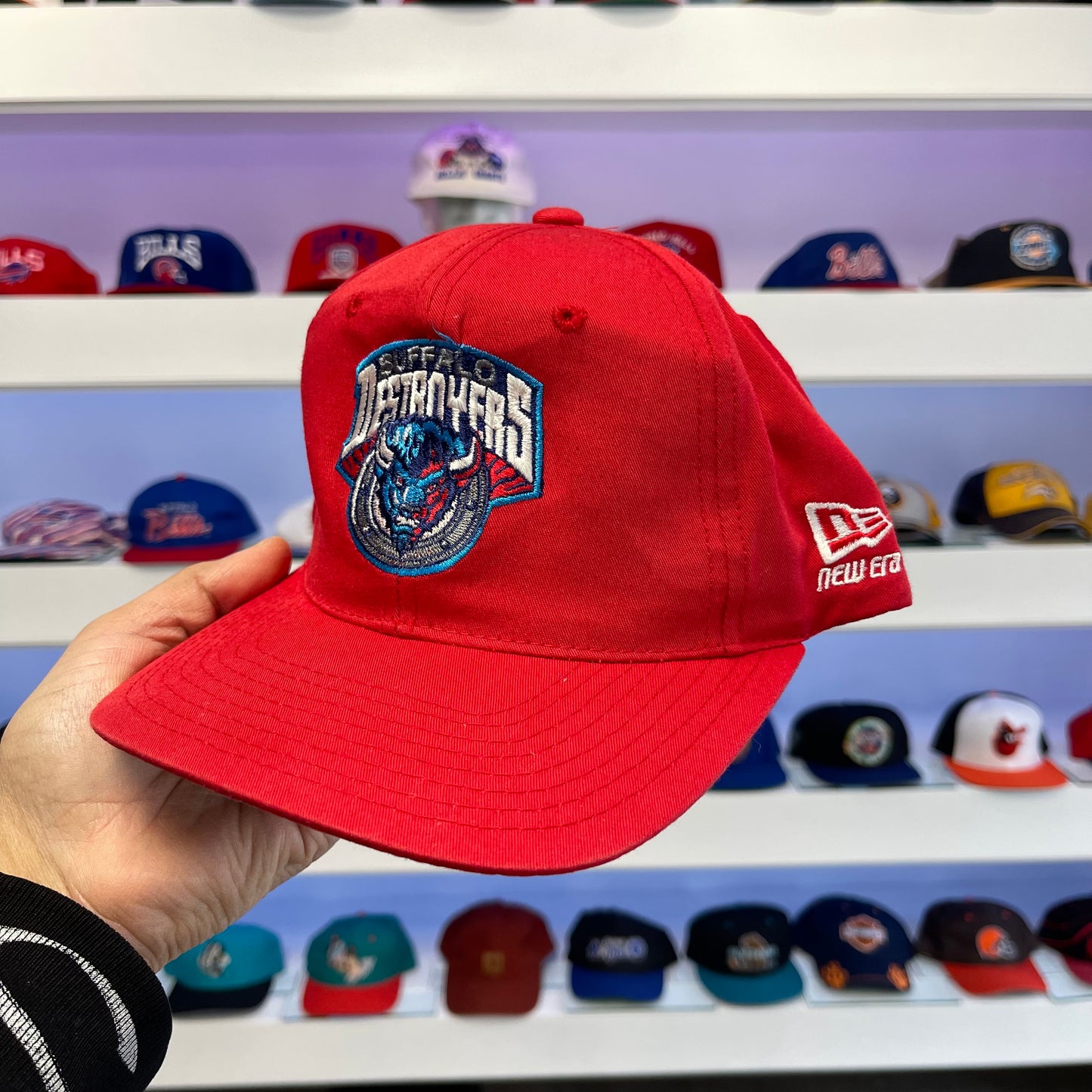 Vintage 1990s Buffalo Destroyers Twill Snap Back