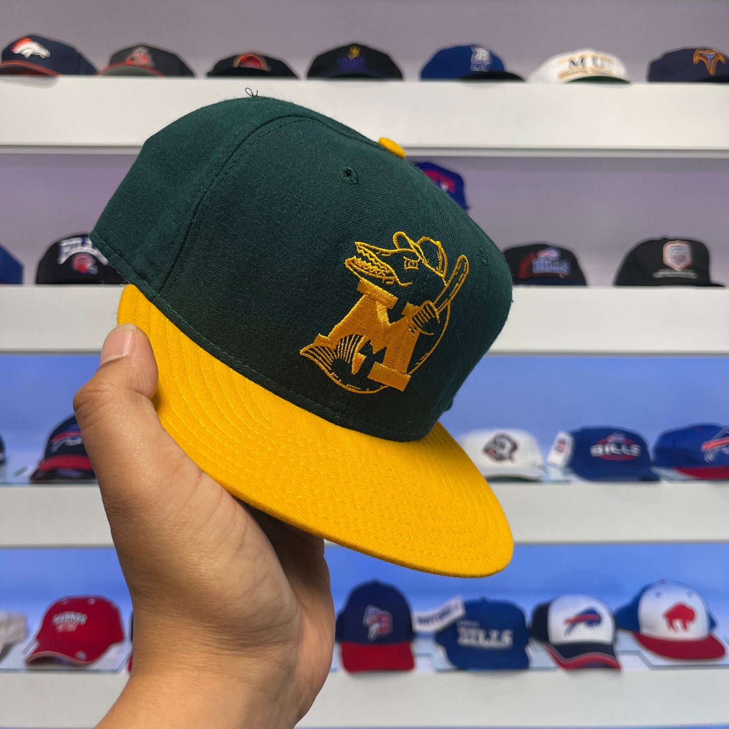 Vintage 1990s MiLB Madison Muskies Wool Snap Back