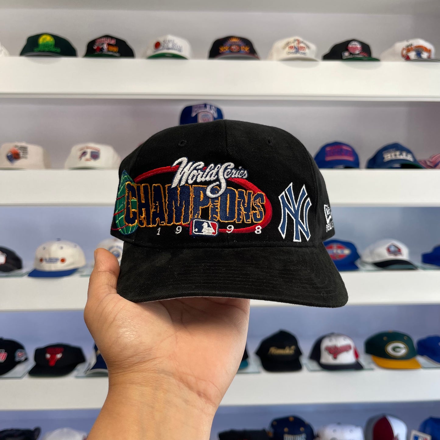 Vintage 1998 New York Yankees MLB World Series Snap Back