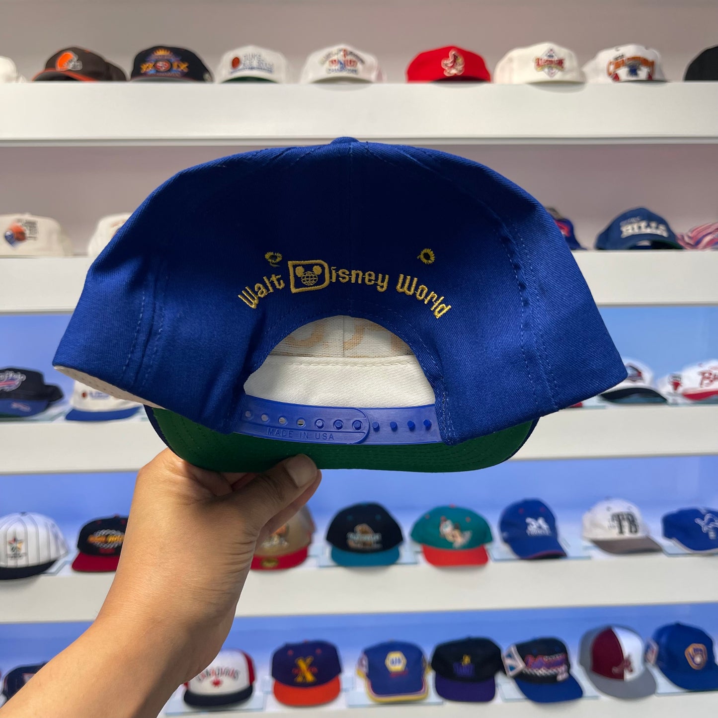 Vintage 1990s Epcot Center Wool Disney Snap Back