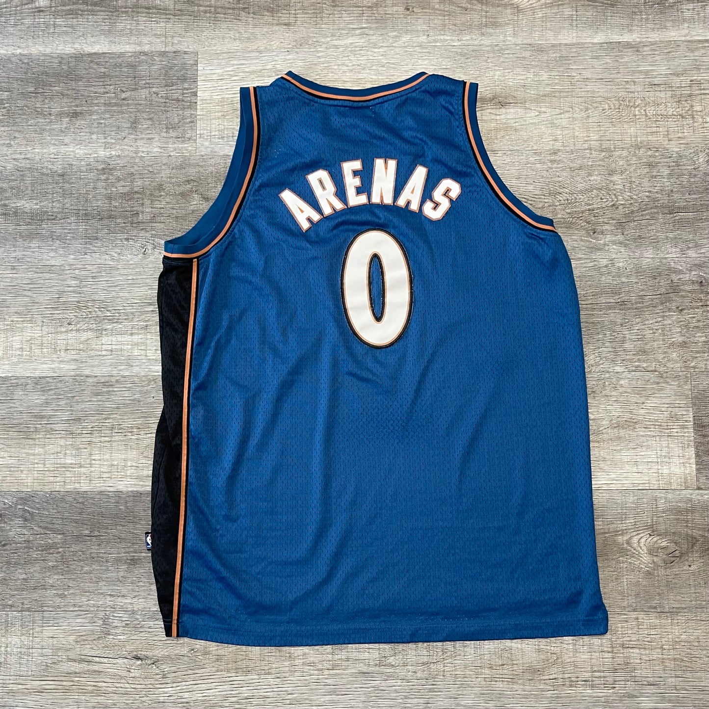 Vintage 2000s NBA Washington Wizards Gilbert Arenas Adidas Jersey Size XXL