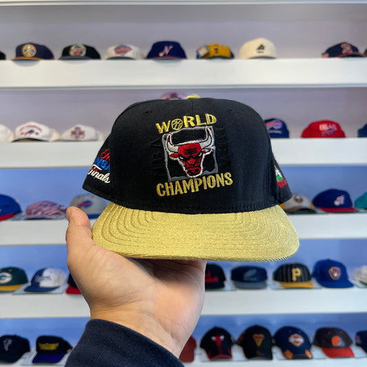 Vintage 1990s NBA Chicago Bulls Champions Snap Back