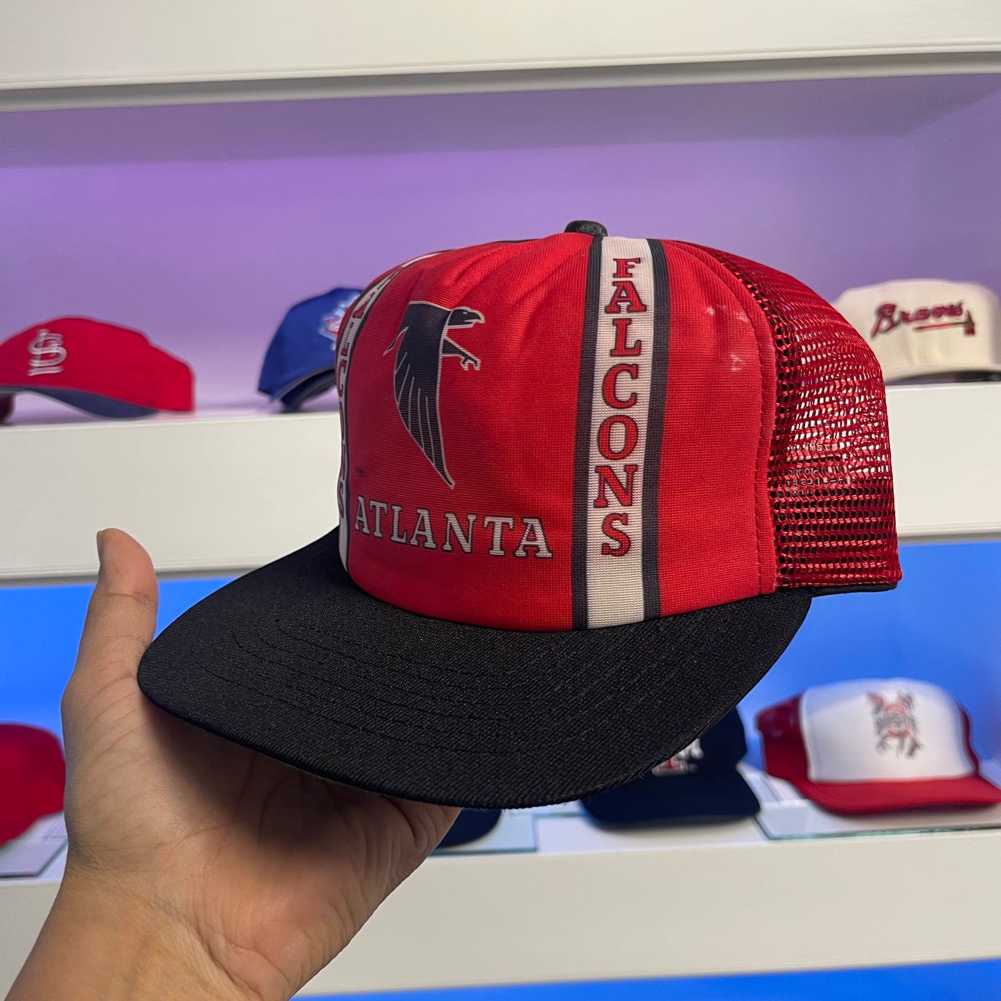 Vintage Atlanta Falcons Mesh Snap Back