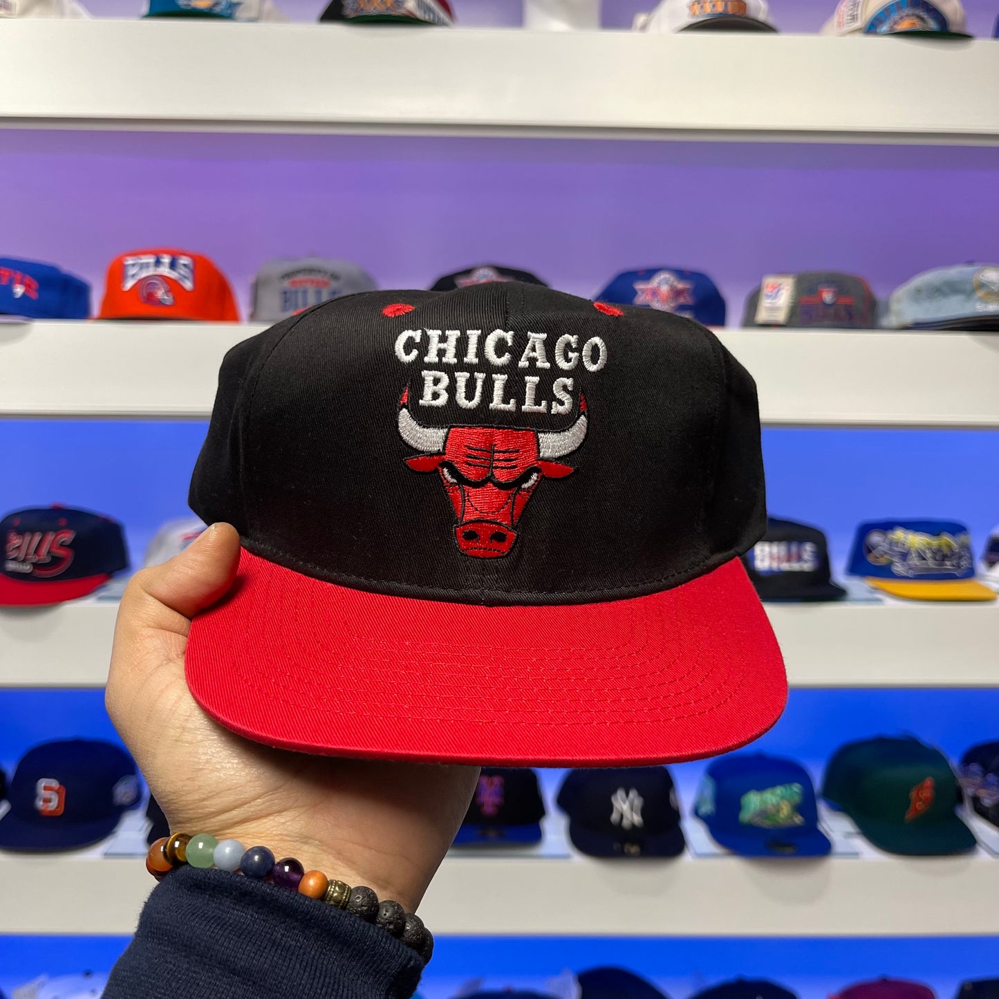 Vintage NBA Chicago Bulls Adidas Snap Back New Dead Stock