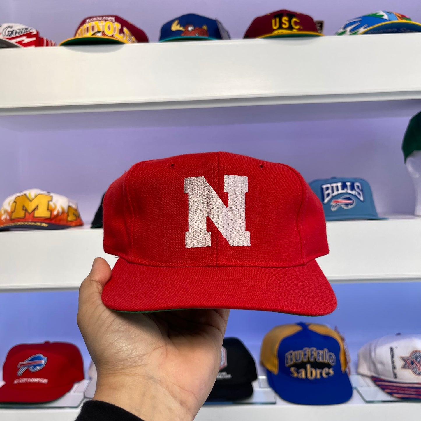 Vintage 1990s NCAA Nebraska Huskies Snap Back