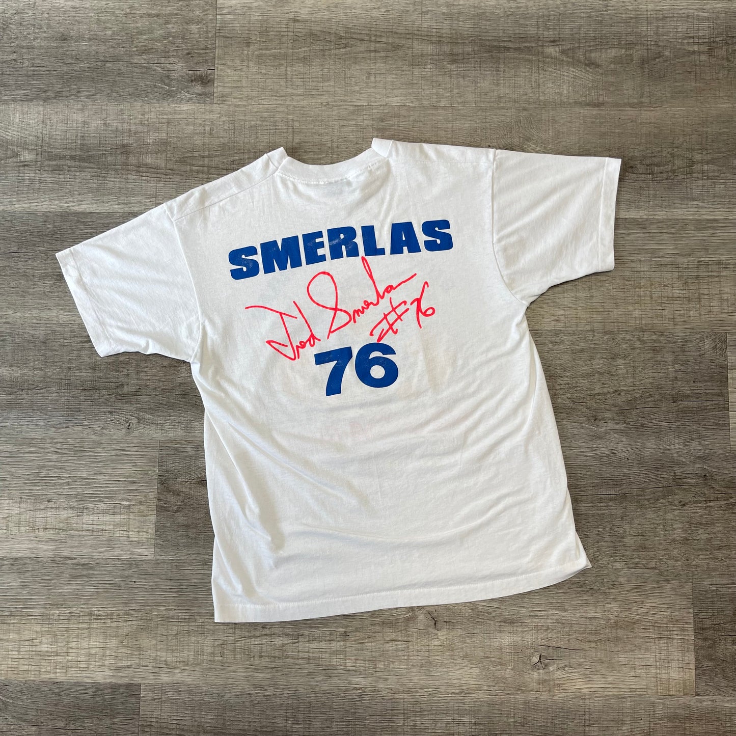 Vintage Buffalo Bills Fred Smerlas Buffalo’s Ironman T Shirt Size XL