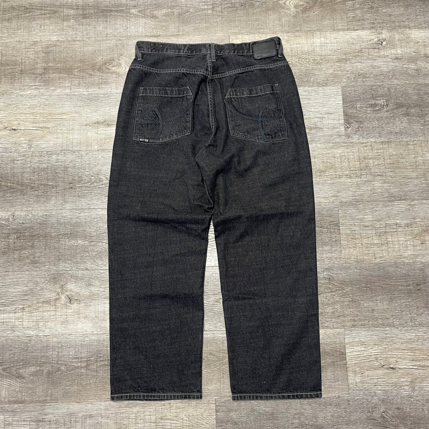 Vintage Y2K Ecko Unltd Denim Black Jeans Size 36x42