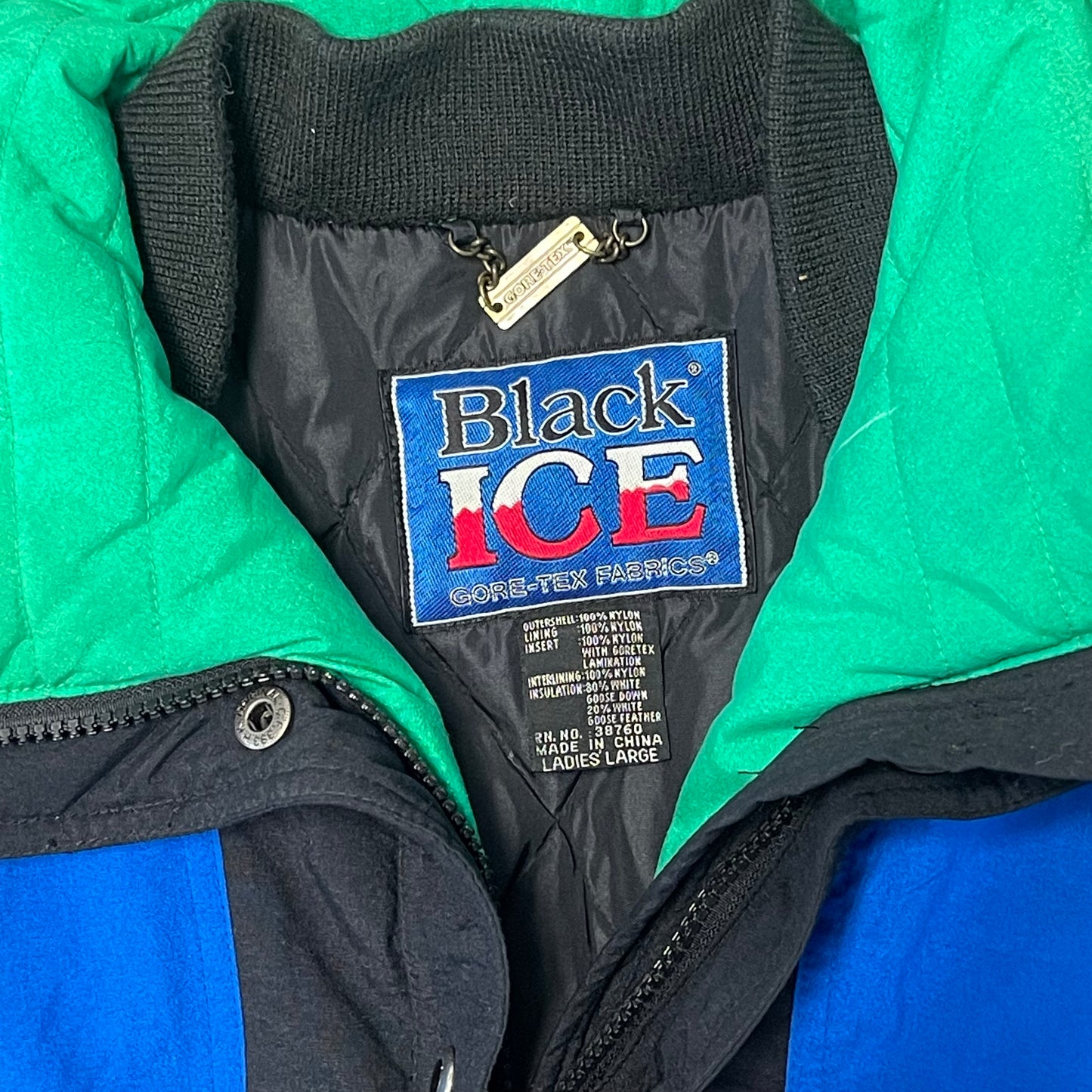 Vintage Black Ice Gore-Tex Jacket Women’s Large