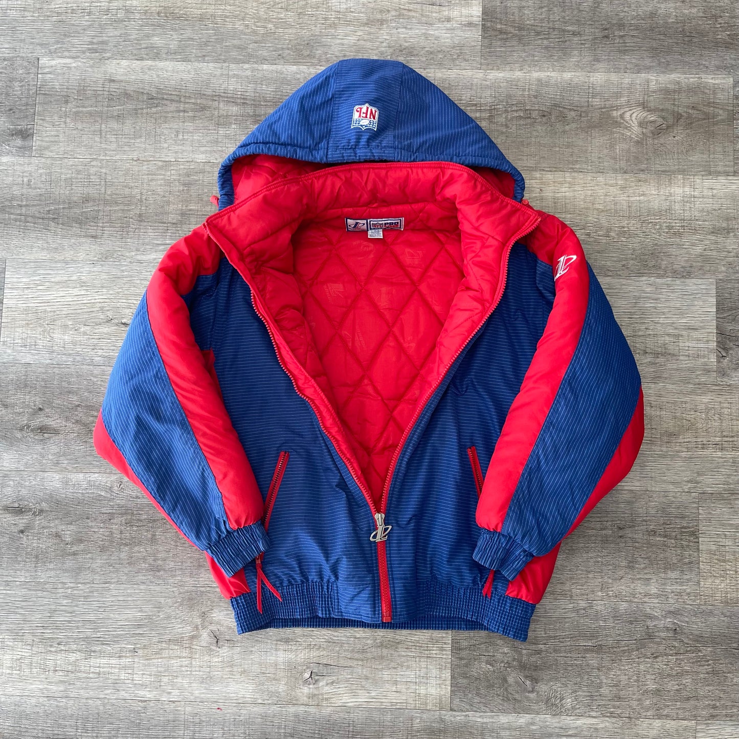 Vintage 1990s NFL Buffalo Bills Logo Athletic Pro Line Jacket Size Large