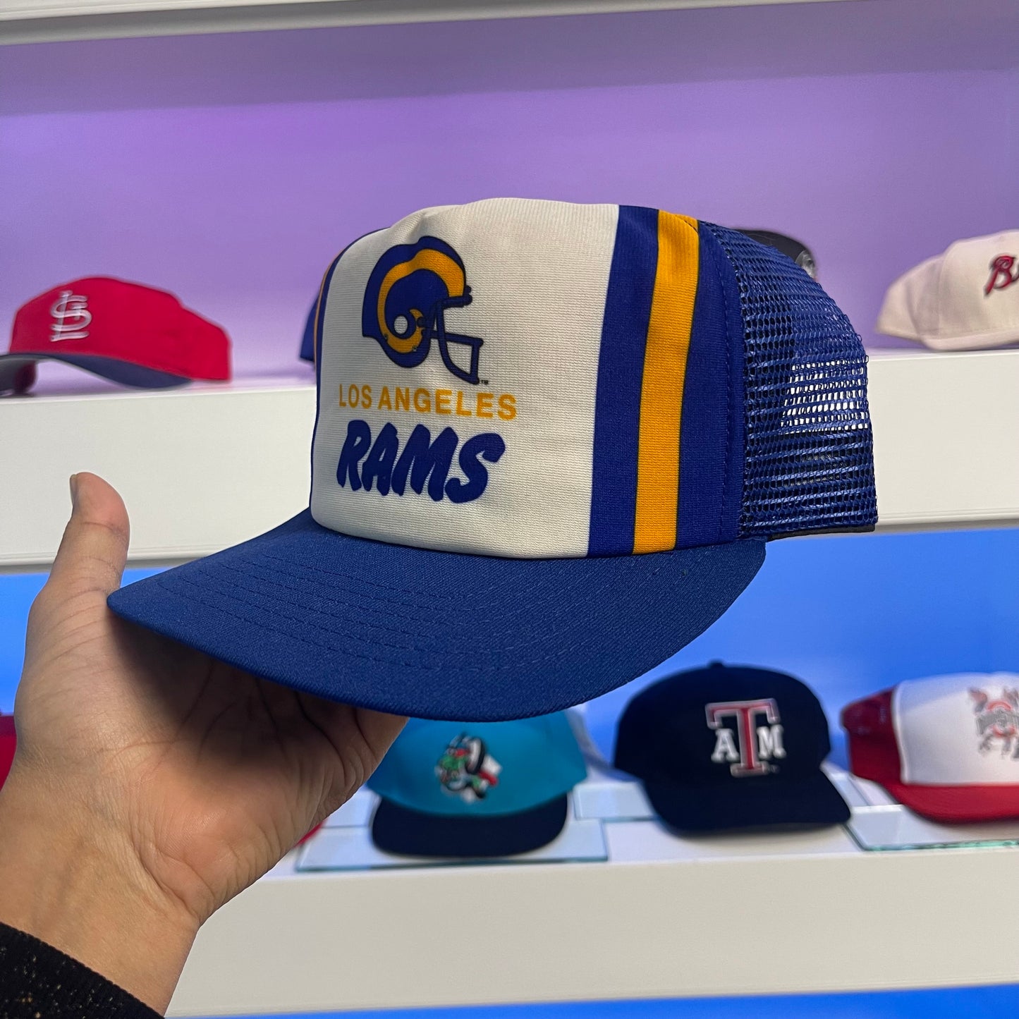 Vintage Los Angeles Rams Mesh Snap Back