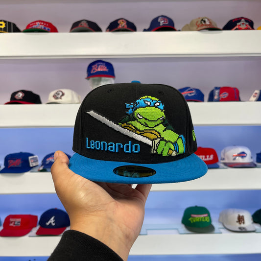 TMNT Leonardo Ninja Turtles Fitted Size 7 1/8