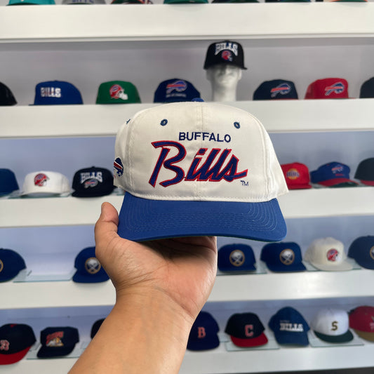 Vintage 1990s NFL Buffalo Bills Sports Specialties Script Twill Snap Back