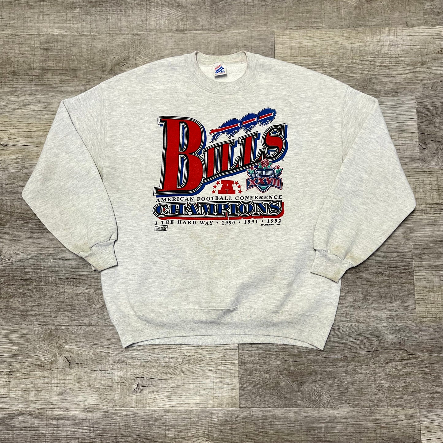 Vintage Buffalo Bills AFC 1990s Champions Sweatshirt Size XXL