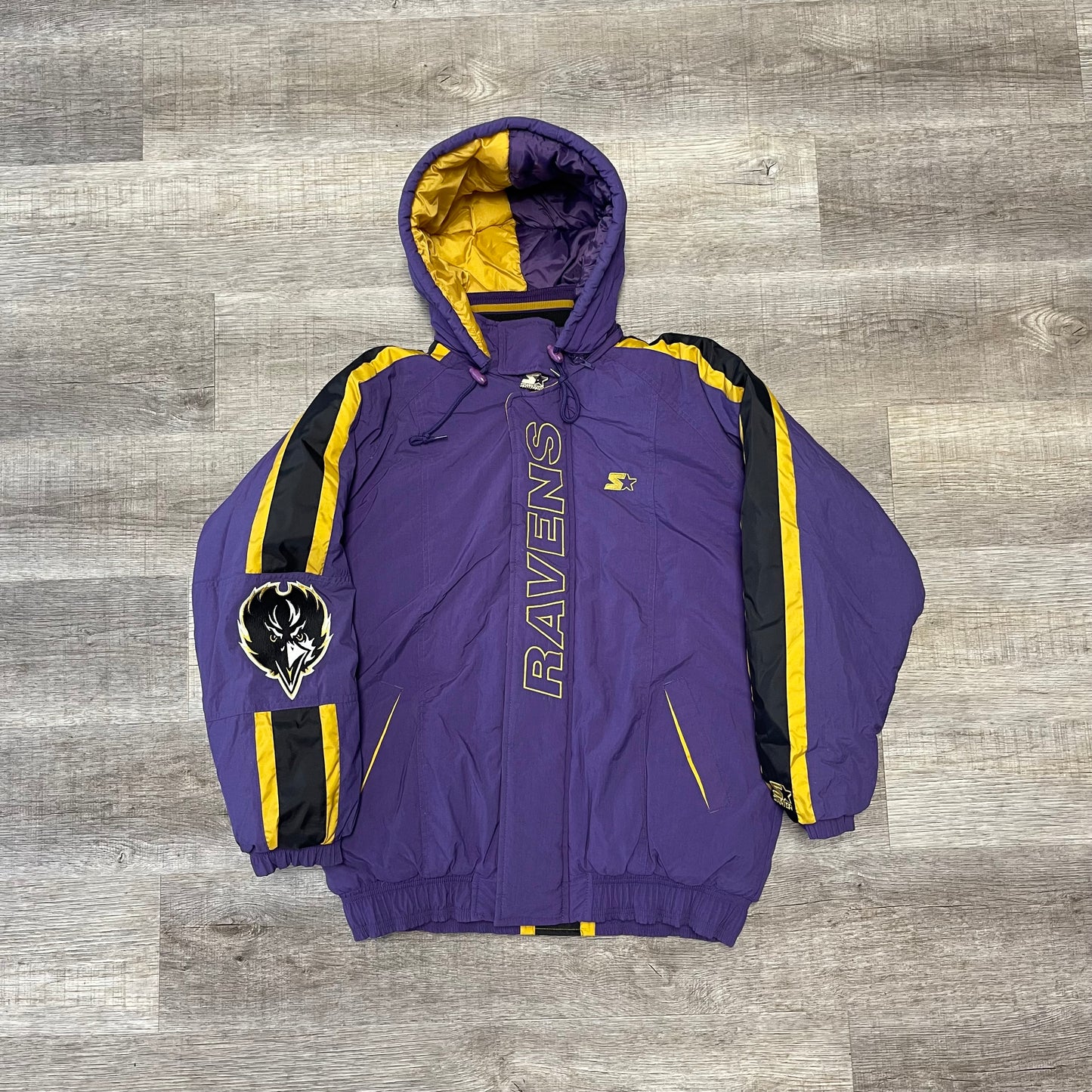 1990s Baltimore Ravens Starter Jacket Size Medium