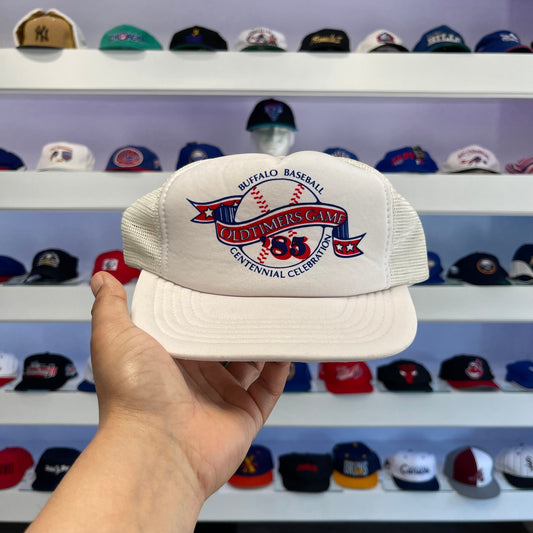 Vintage 1985 Buffalo Baseball Oldtimers Game Snap Back