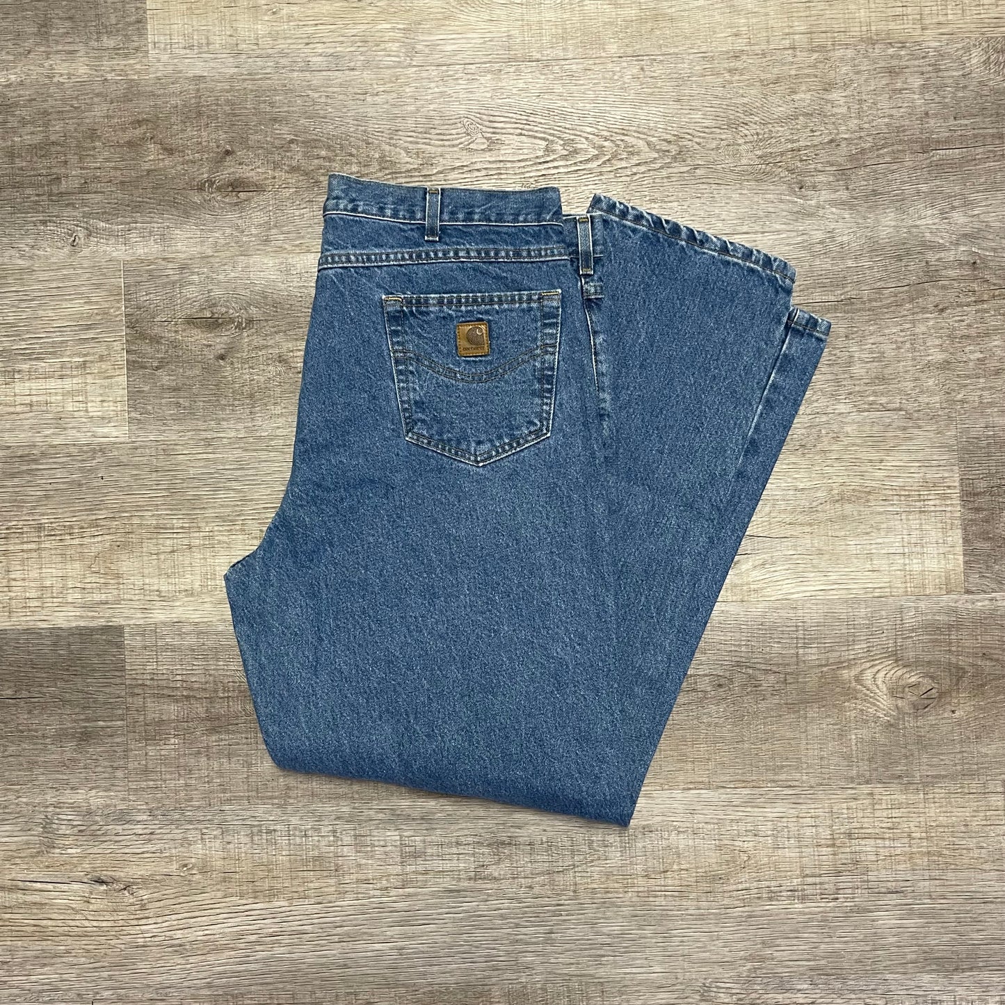 Vintage Dead Stock Carhartt Denim Jeans Size 42x34