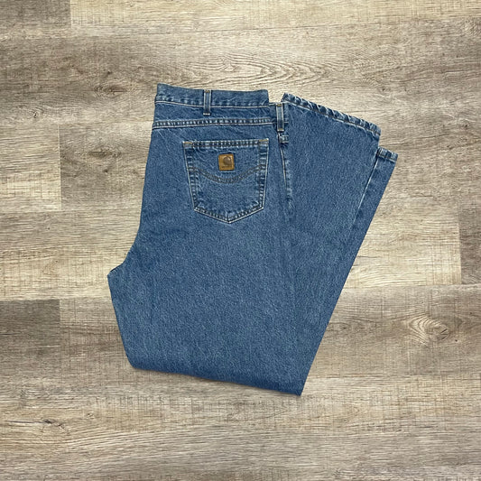 Vintage Dead Stock Carhartt Denim Jeans Size 42x34