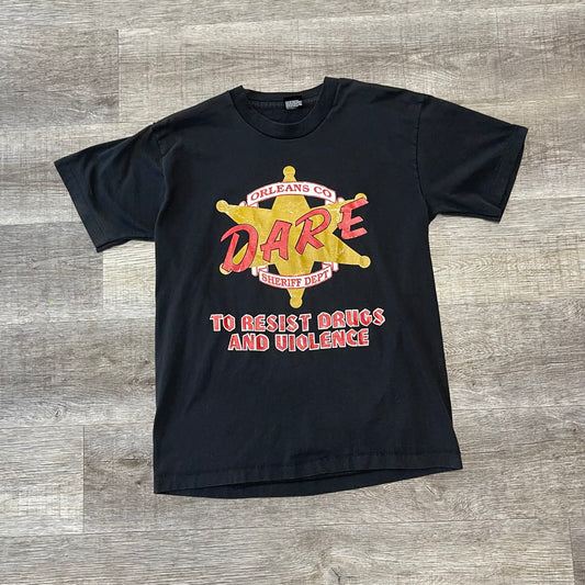Vintage 1990s D.A.R.E Orleans Country Sheriff’s Shirt Size Large
